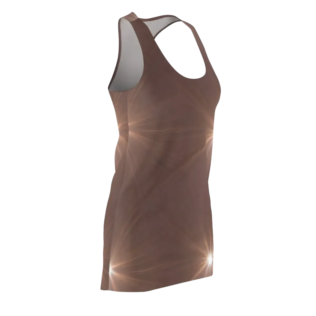Velvet Starburst on Racerback Dress — Front Side