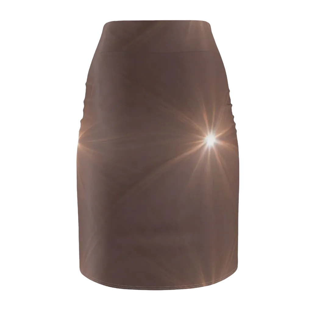 Velvet Starburst on Pencil Skirt — Back