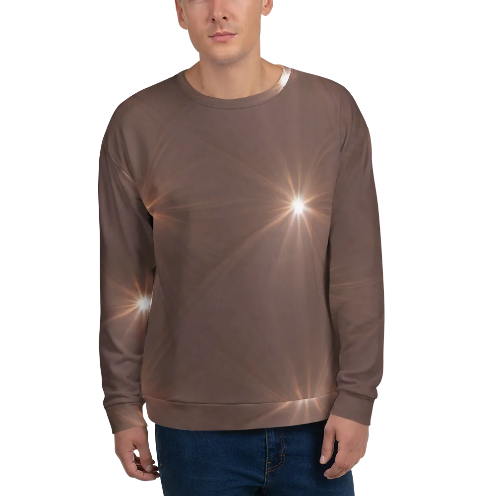 Velvet Starburst on Sweatshirt — Front