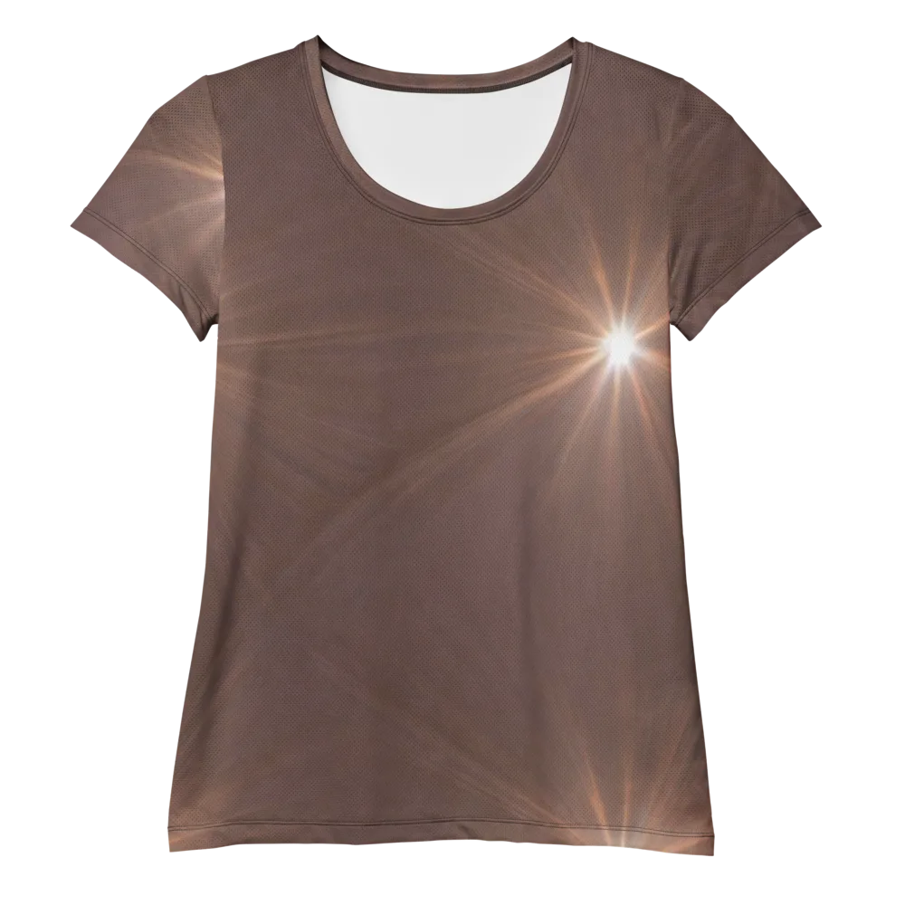 Velvet Starburst on Women's Athletic T-Shirt — Front