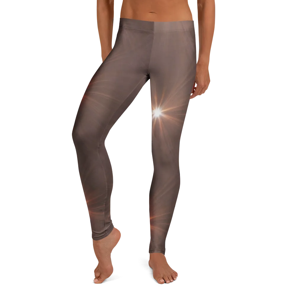Velvet Starburst on Leggings — Front