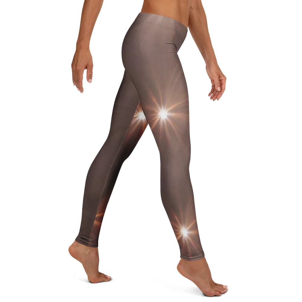 Velvet Starburst on Leggings — Right