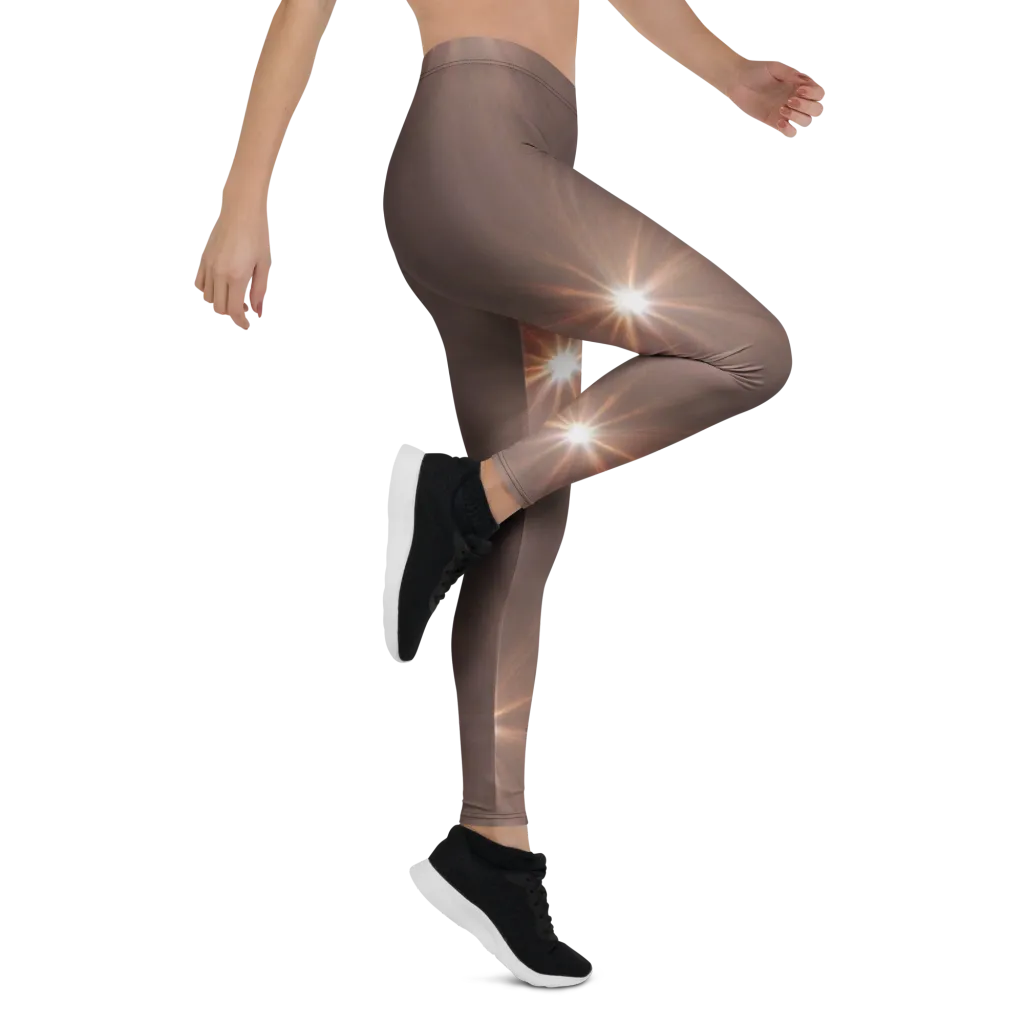 Velvet Starburst on Leggings — Right