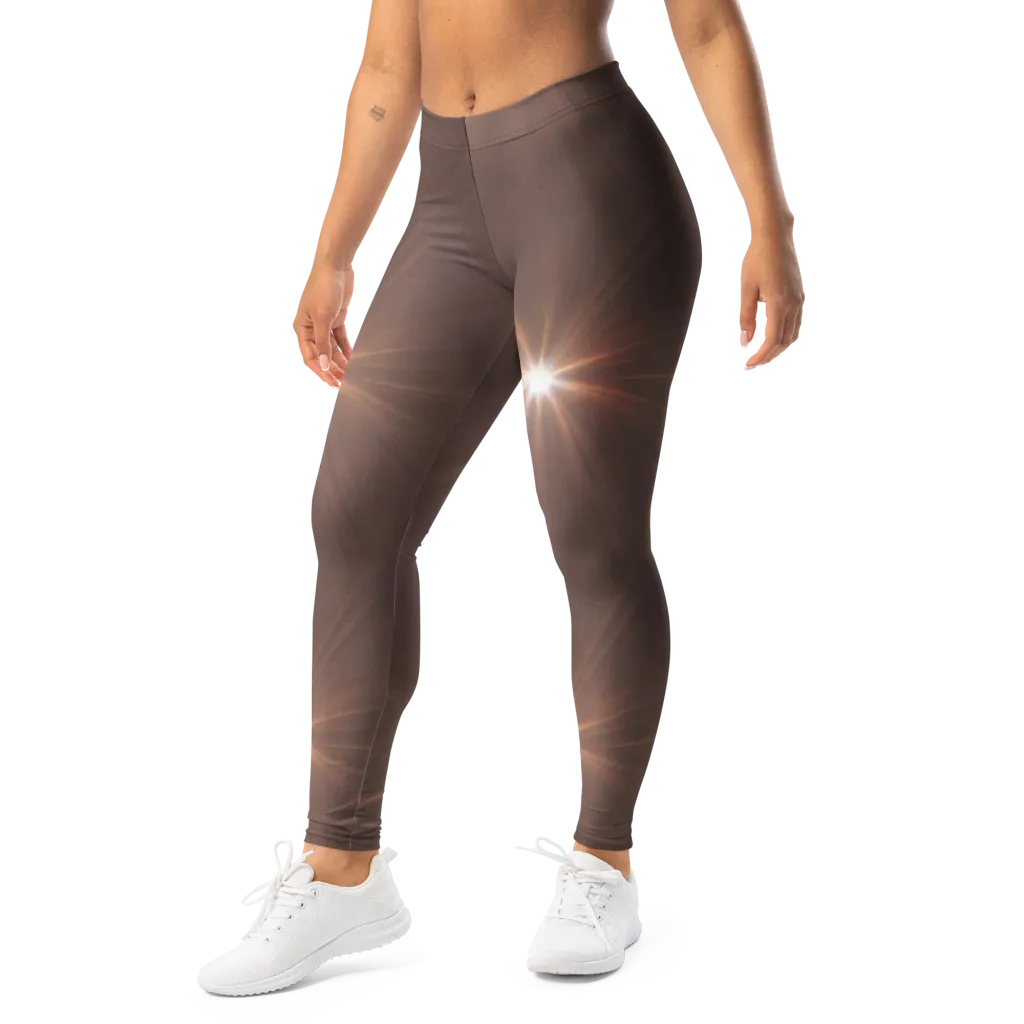 Velvet Starburst on Leggings — Left Front