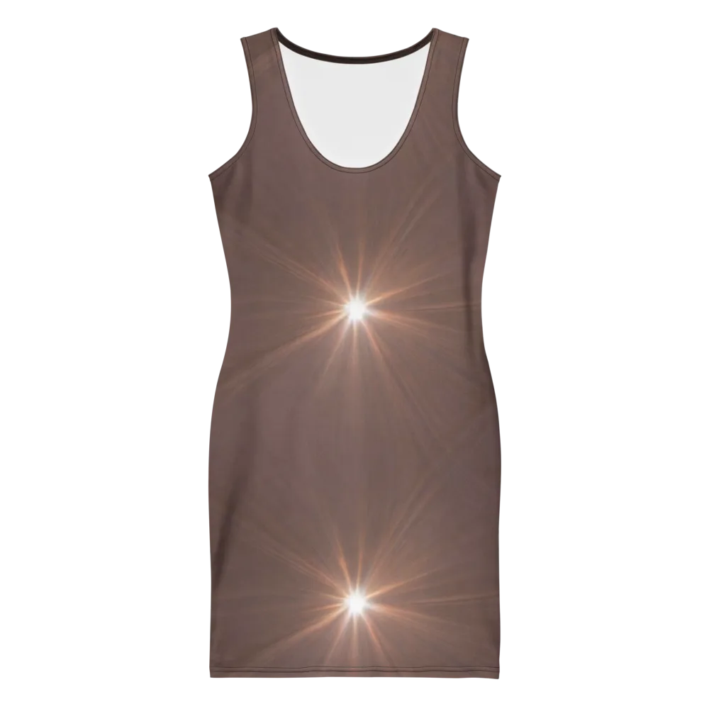 Velvet Starburst on Bodycon Dress — Front
