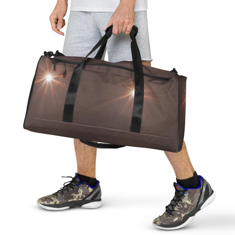 Velvet Starburst on Duffle Bag — Front