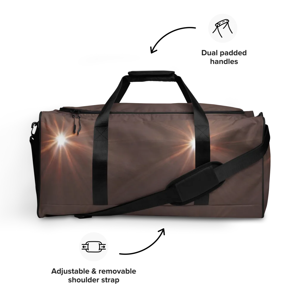 Velvet Starburst on Duffle Bag — Front