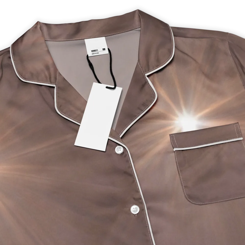 Velvet Starburst on Women's Short Sleeve Pajama Top — Product details