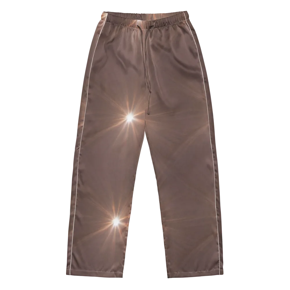 Velvet Starburst on Women's Pajama Pants — Front