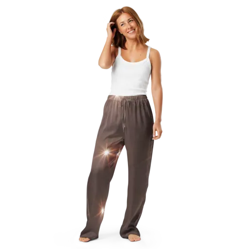 Velvet Starburst on a Women's Pajama Pants