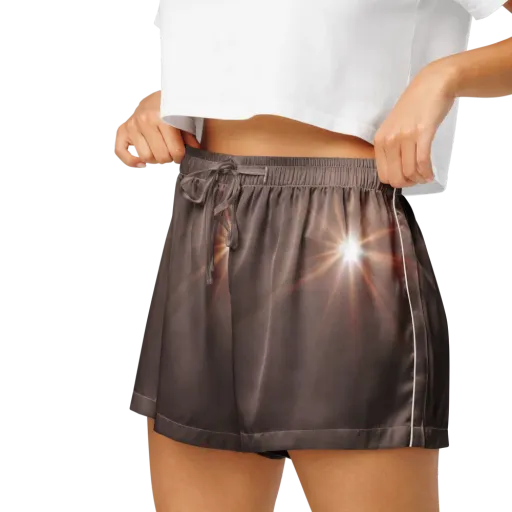 Velvet Starburst on a Women's Pajama Shorts