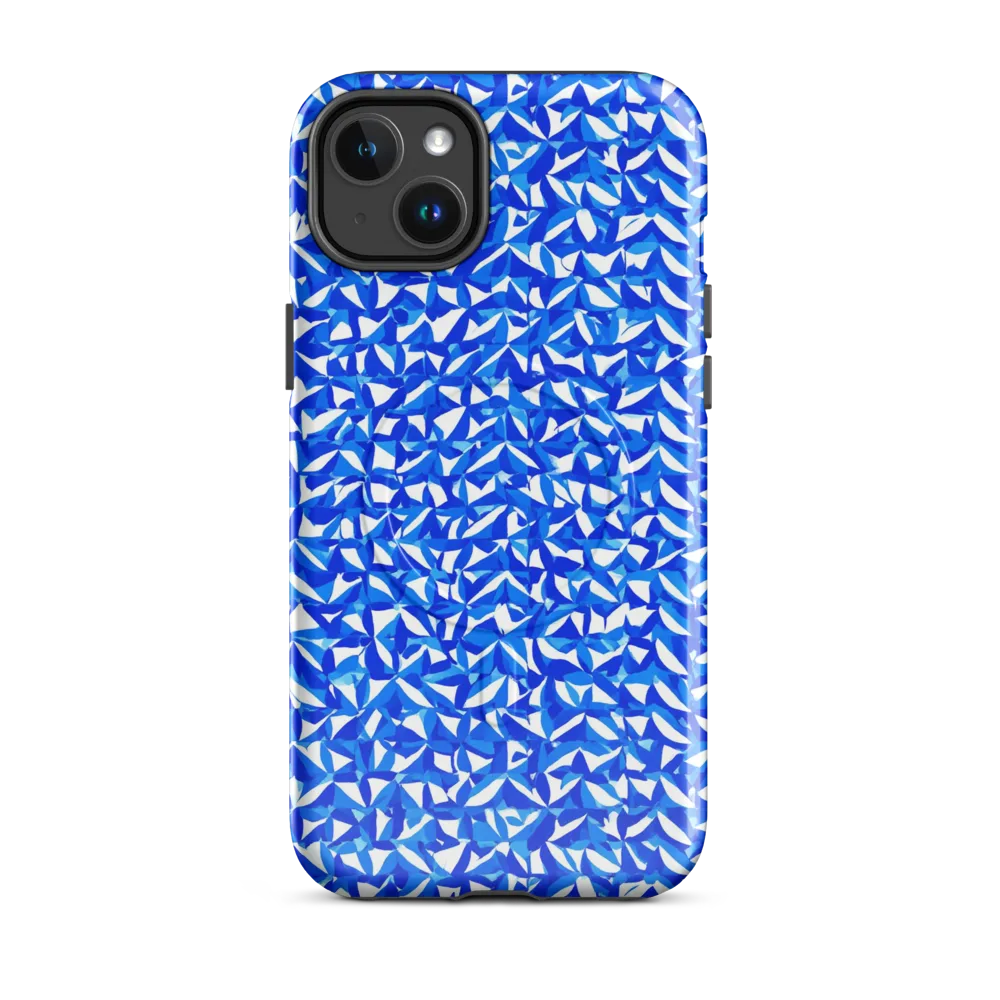 Azure Petal Static on MagSafe Tough Case for iPhone® — Front