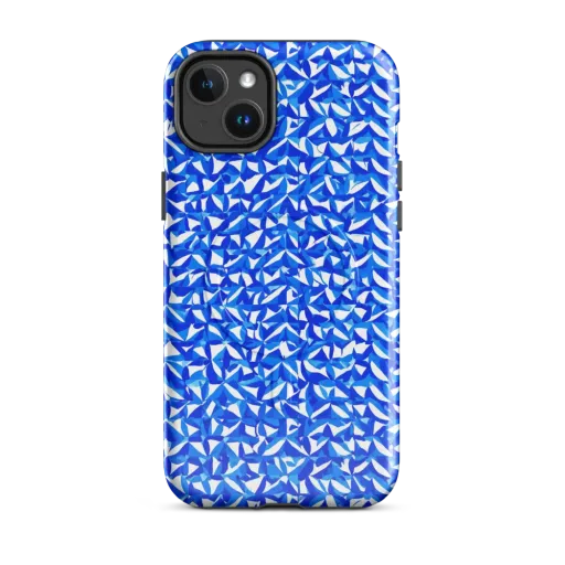 Azure Petal Static on a MagSafe Tough Case for iPhone®