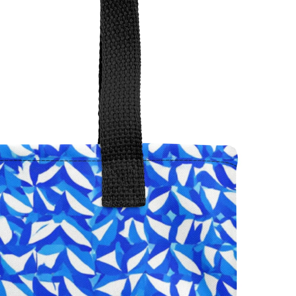 Azure Petal Static on Tote Bag — Product details