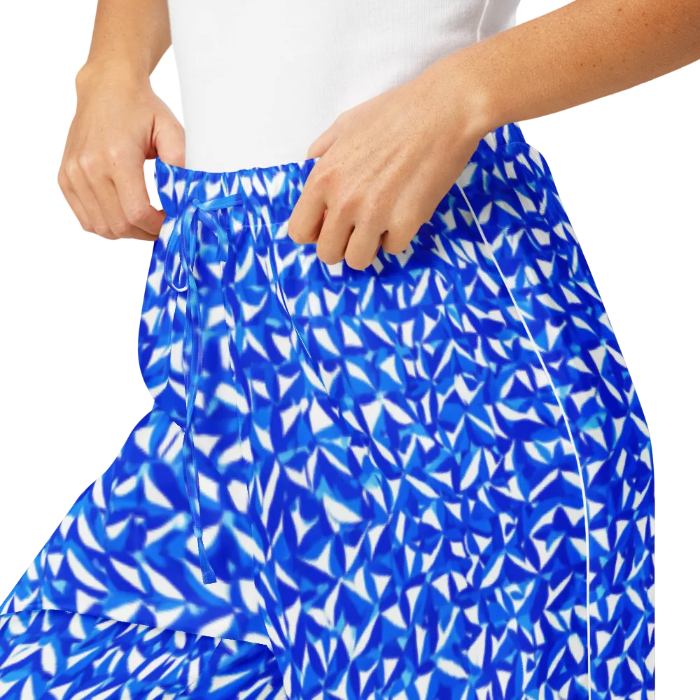 Azure Petal Static on Women's Pajama Pants — Product details