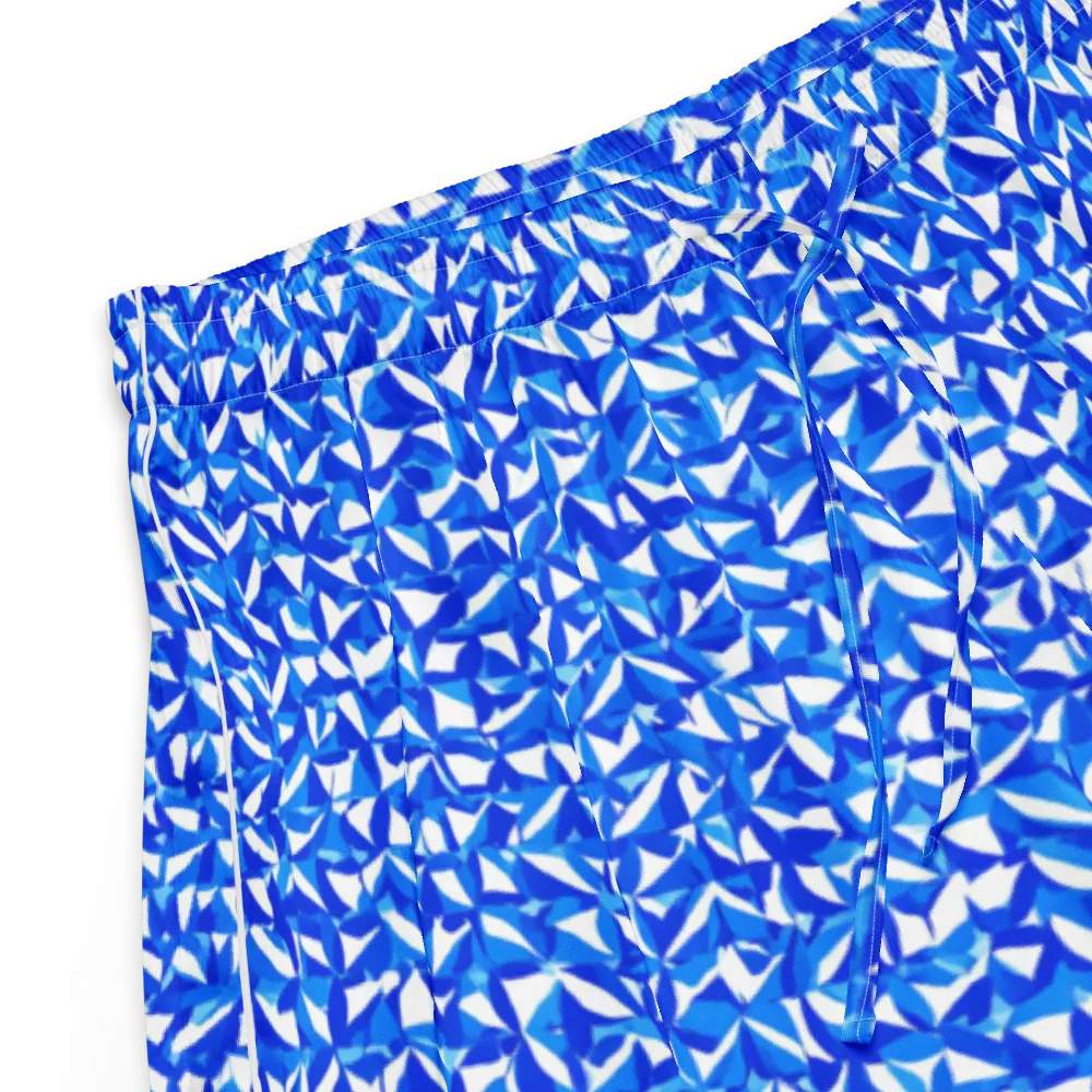 Azure Petal Static on Women's Pajama Shorts — Product details
