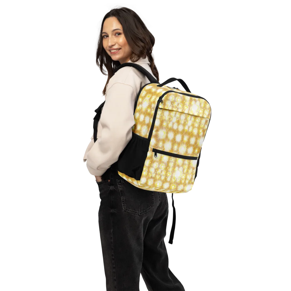 Golden Radiance on Utility Backpack — Back