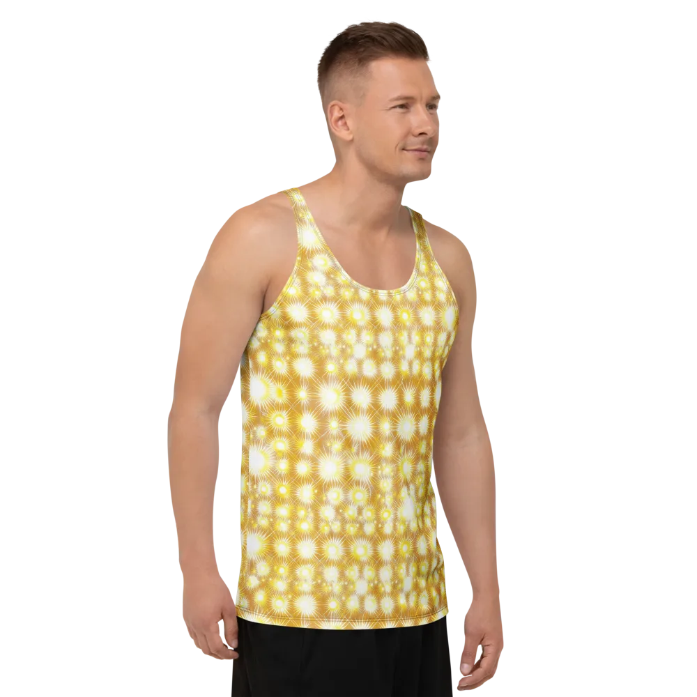 Golden Radiance on Men's Tank Top — Right Front
