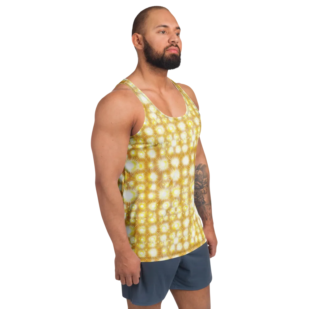 Golden Radiance on Men's Tank Top — Right Front