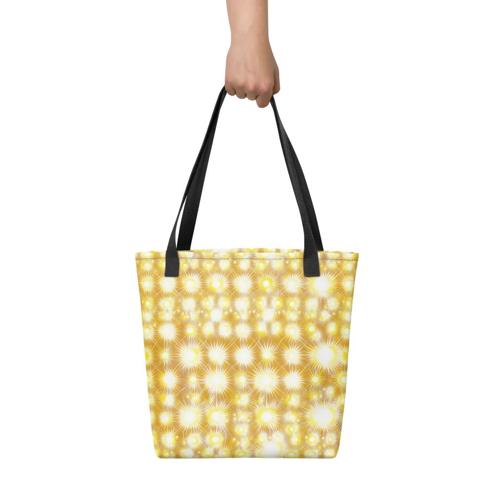 Golden Radiance on Tote Bag — Front