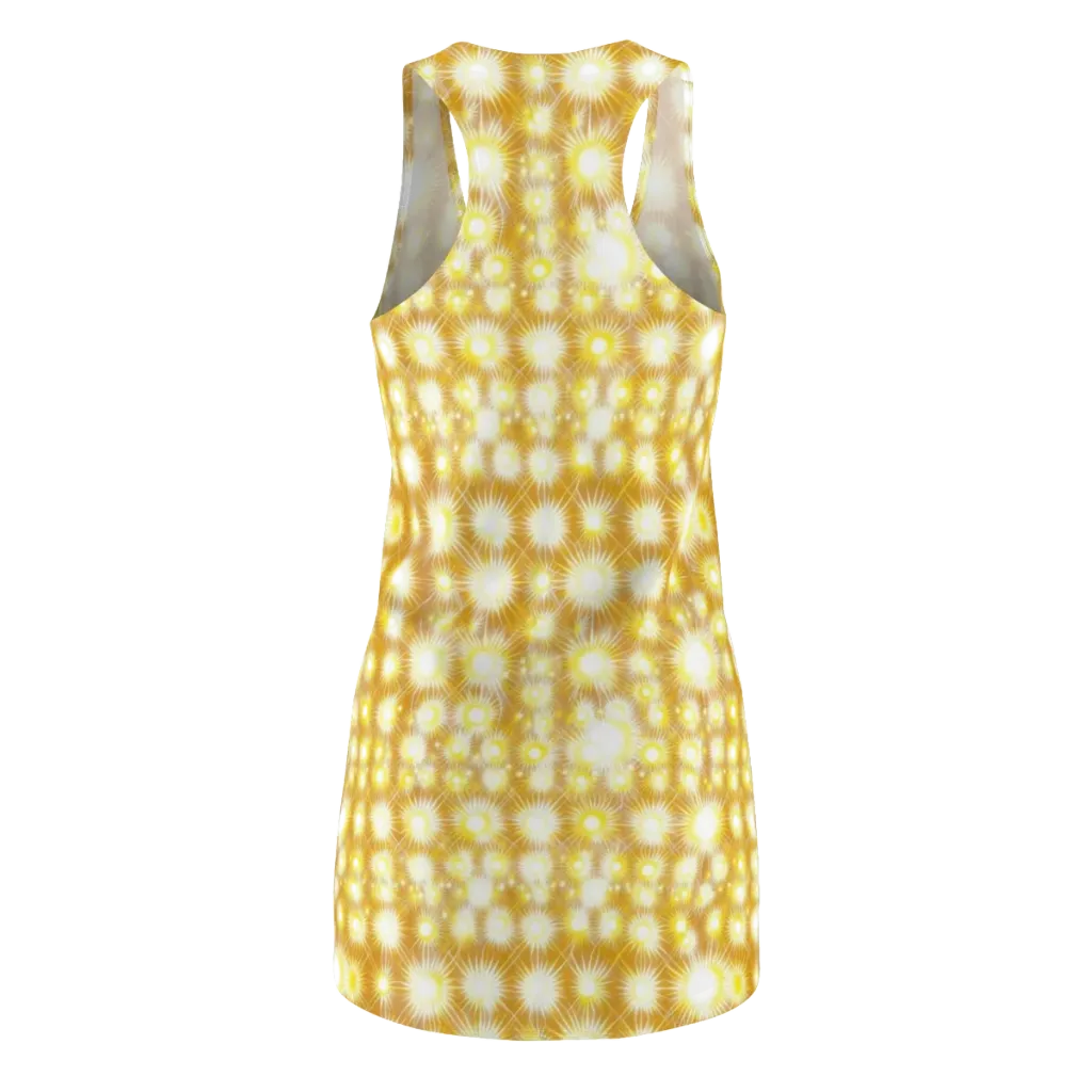 Golden Radiance on Racerback Dress — Back