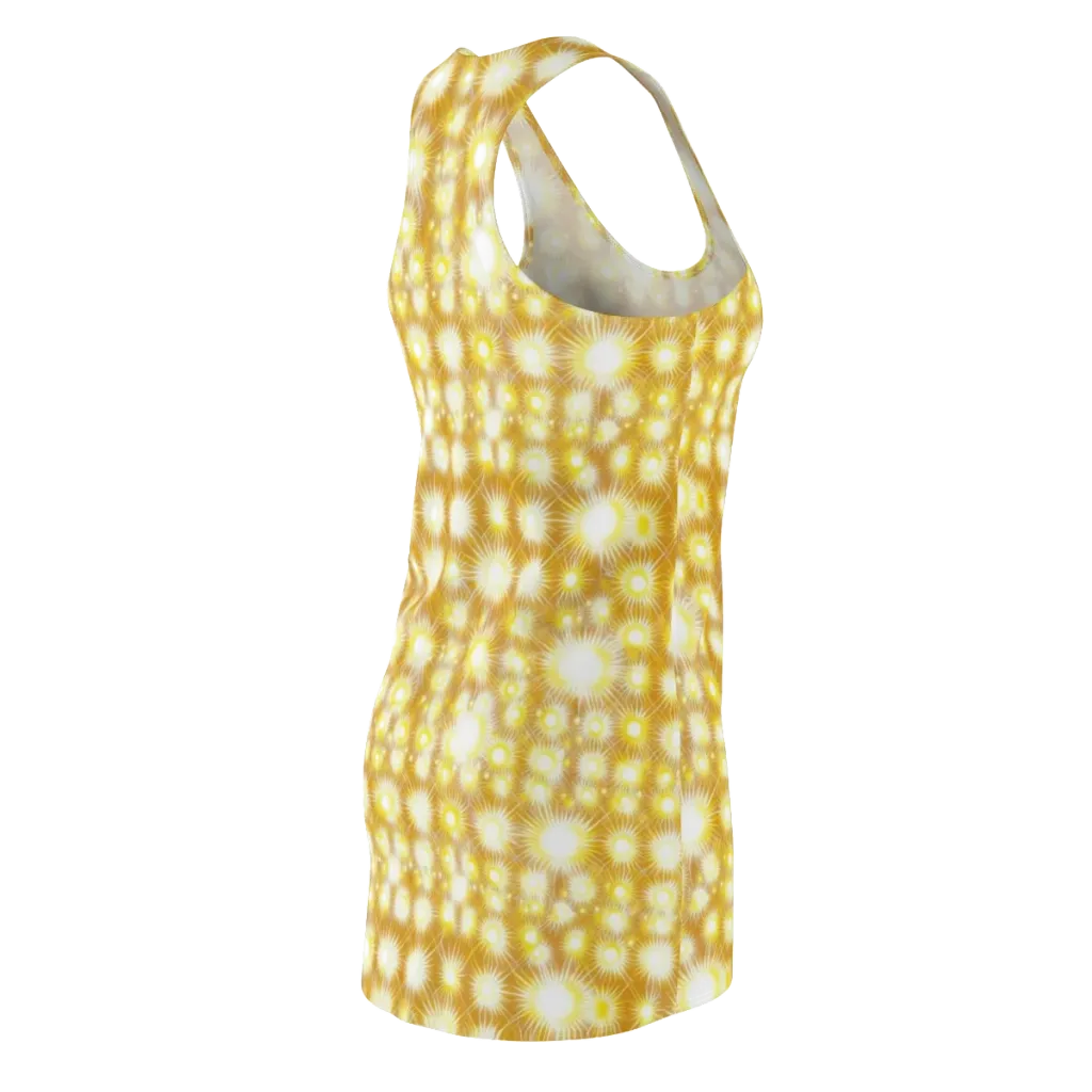 Golden Radiance on Racerback Dress — Back Side