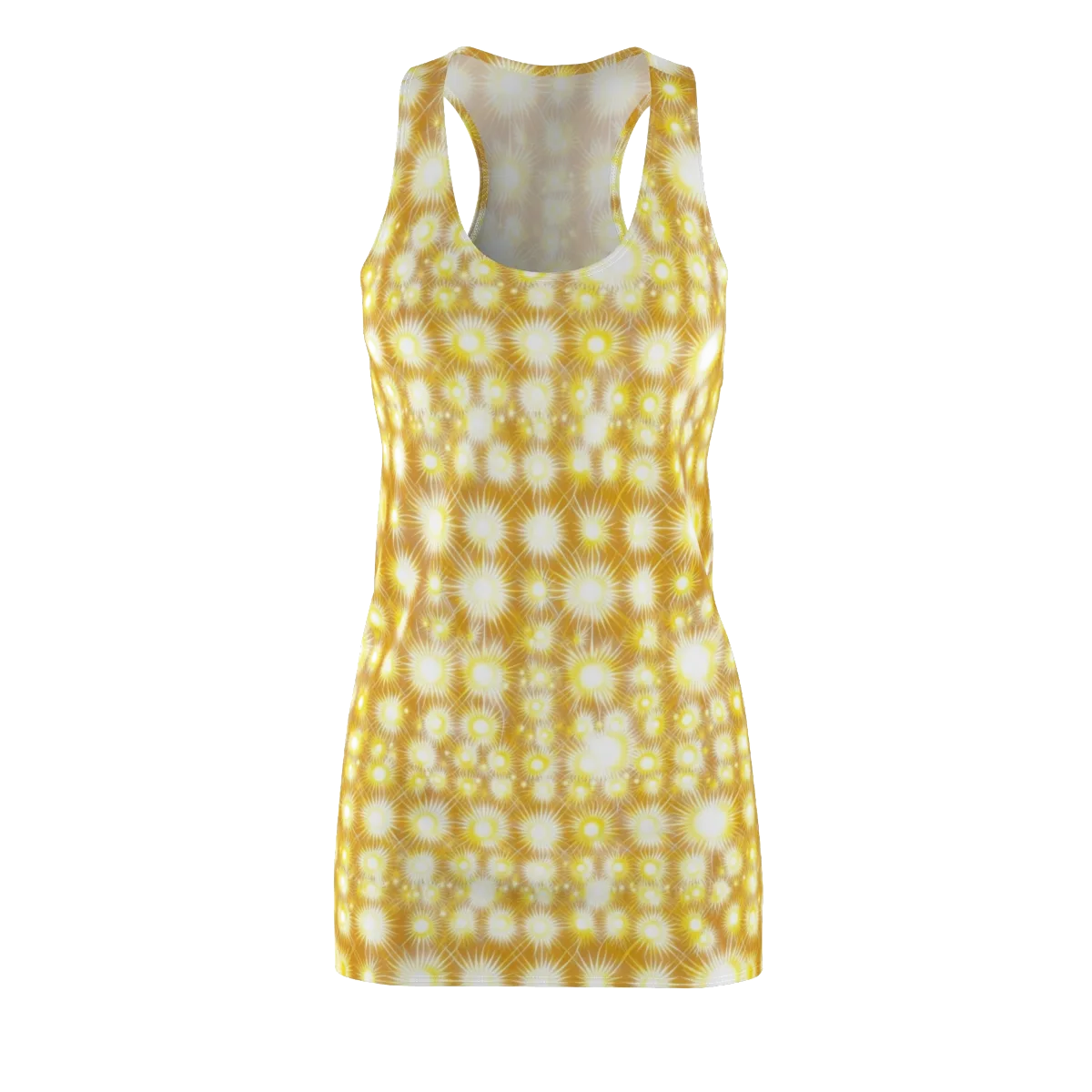 Golden Radiance on Racerback Dress — Front
