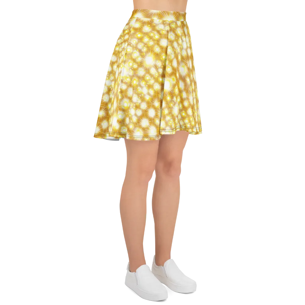 Golden Radiance on Skater Skirt — Right