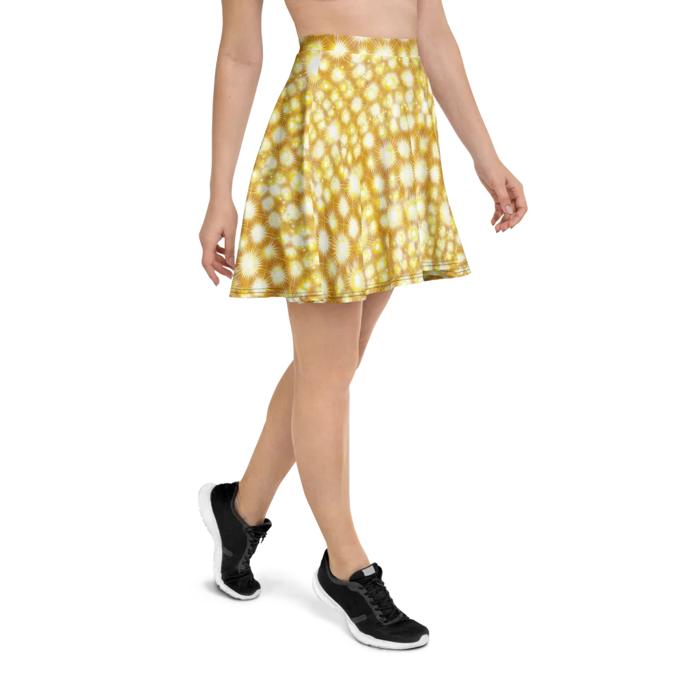 Golden Radiance on Skater Skirt — Right