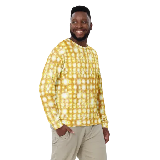 Golden Radiance on a Sweatshirt