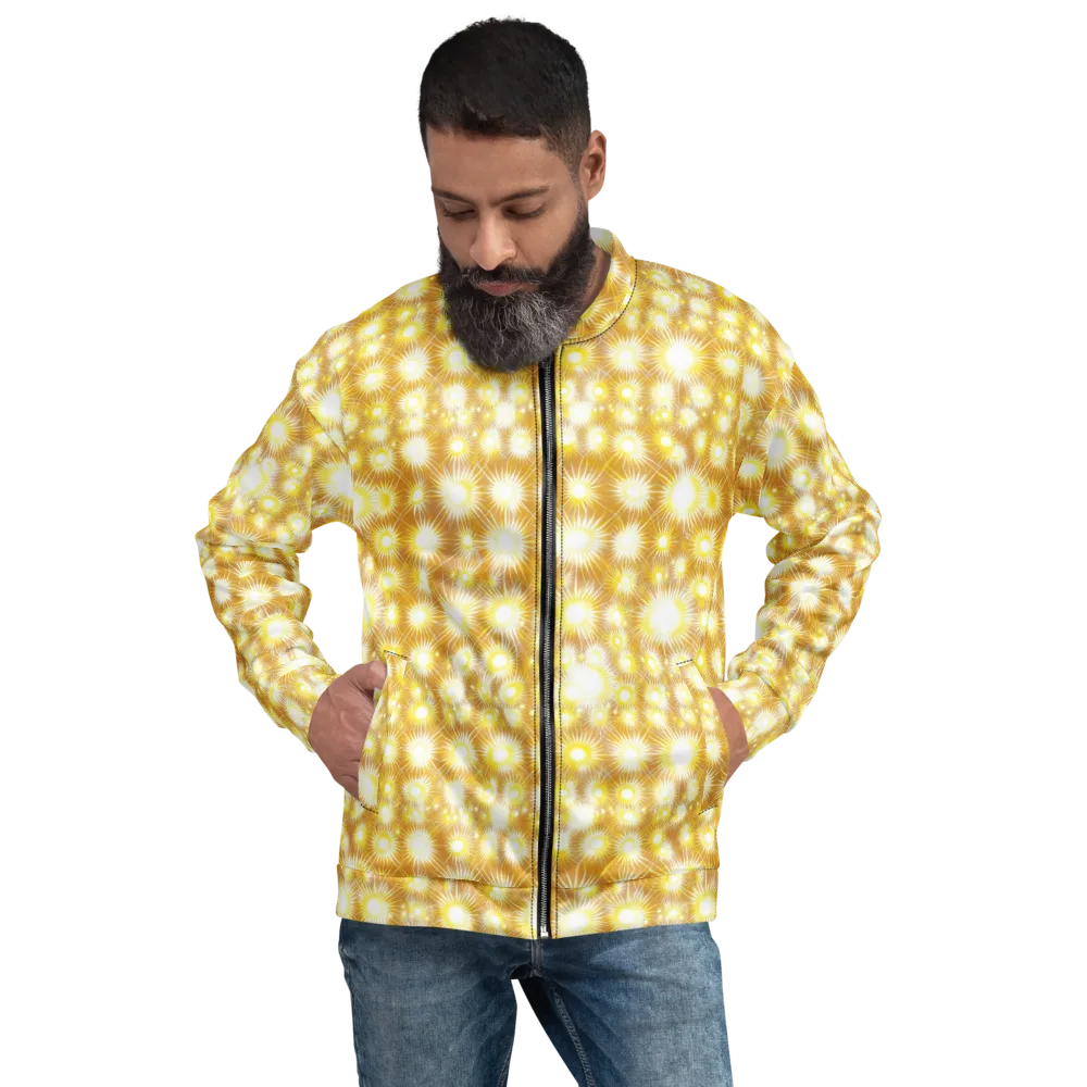 Golden Radiance on Bomber Jacket — Front
