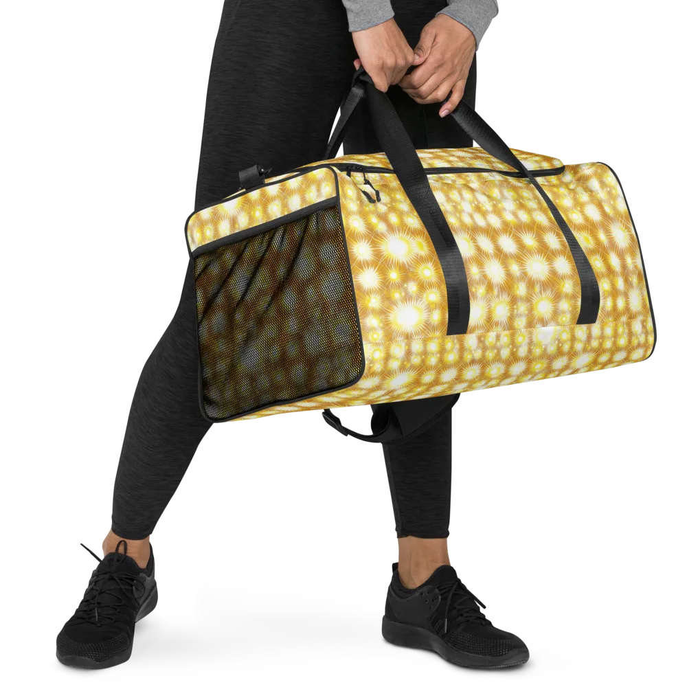 Golden Radiance on Duffle Bag — Right Front