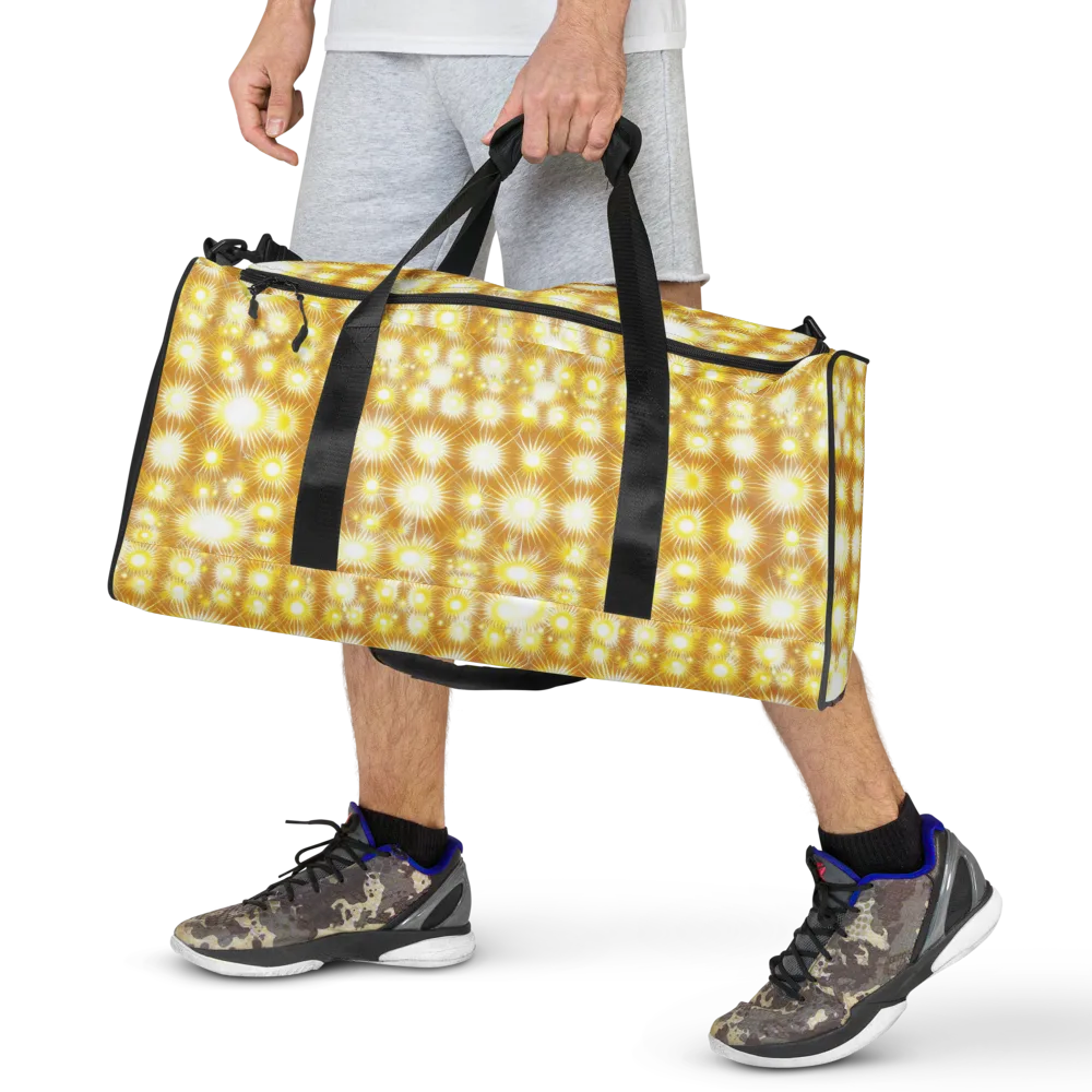 Golden Radiance on Duffle Bag — Front