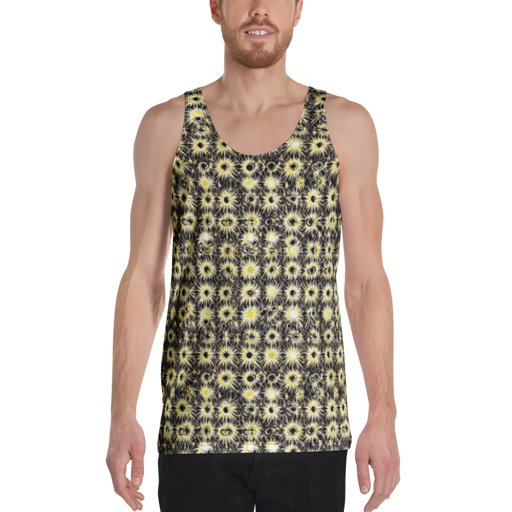Gilded Sunburst on Men's Tank Top — Front