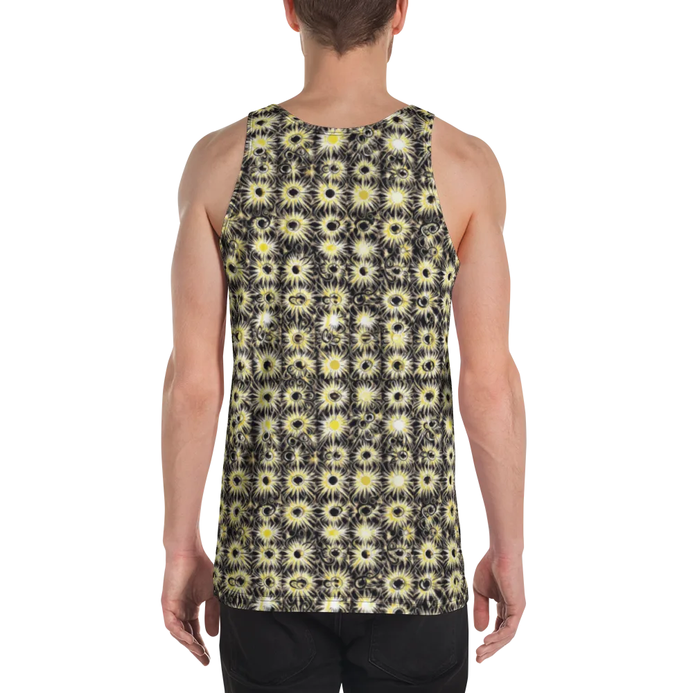 Gilded Sunburst on Men's Tank Top — Back