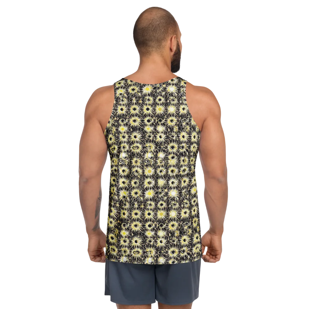 Gilded Sunburst on Men's Tank Top — Back