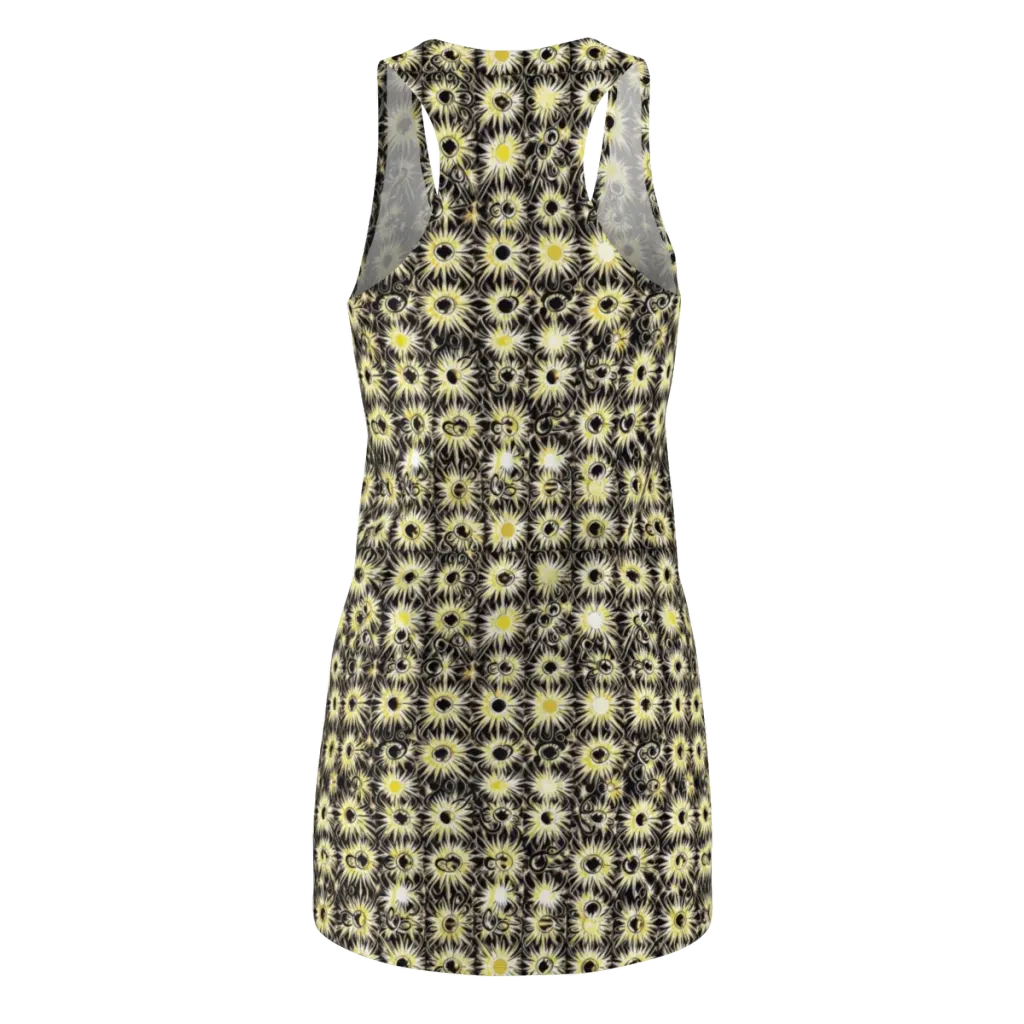 Gilded Sunburst on Racerback Dress — Back