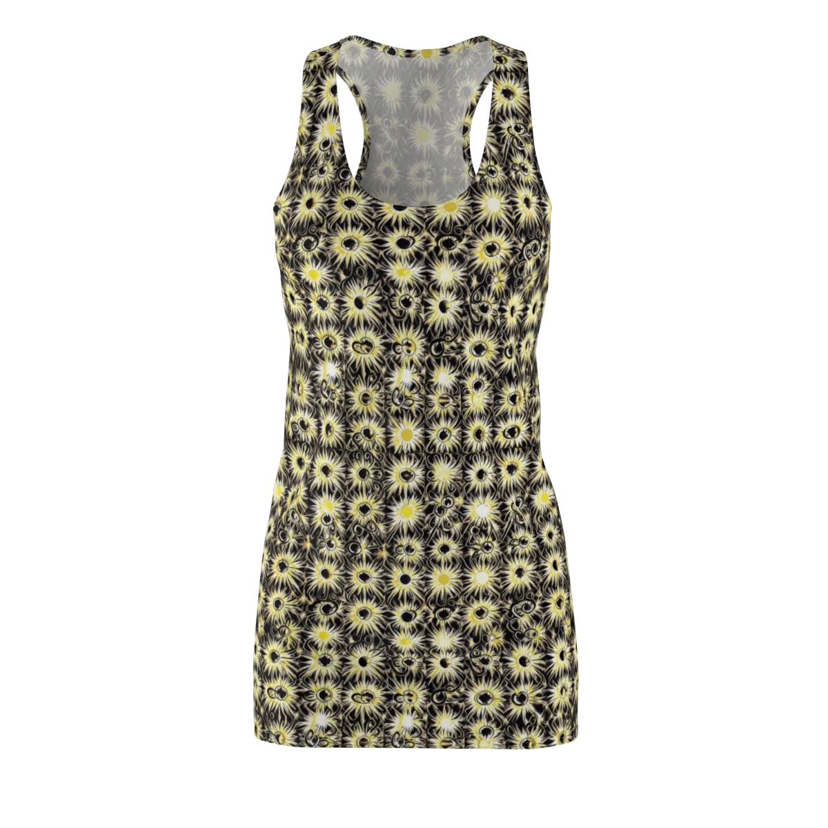 Gilded Sunburst on Racerback Dress — Front