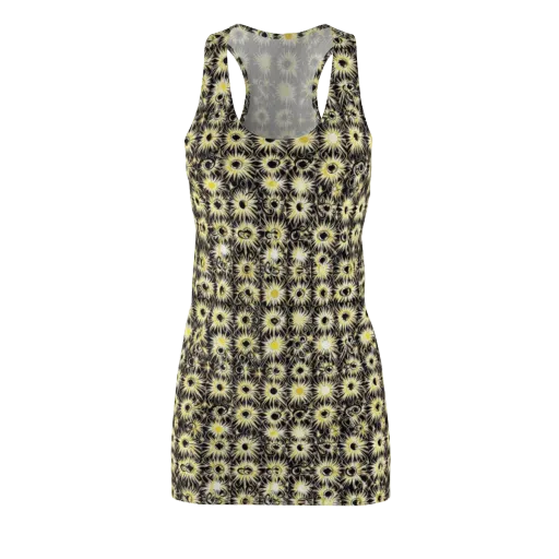 Gilded Sunburst on a Racerback Dress