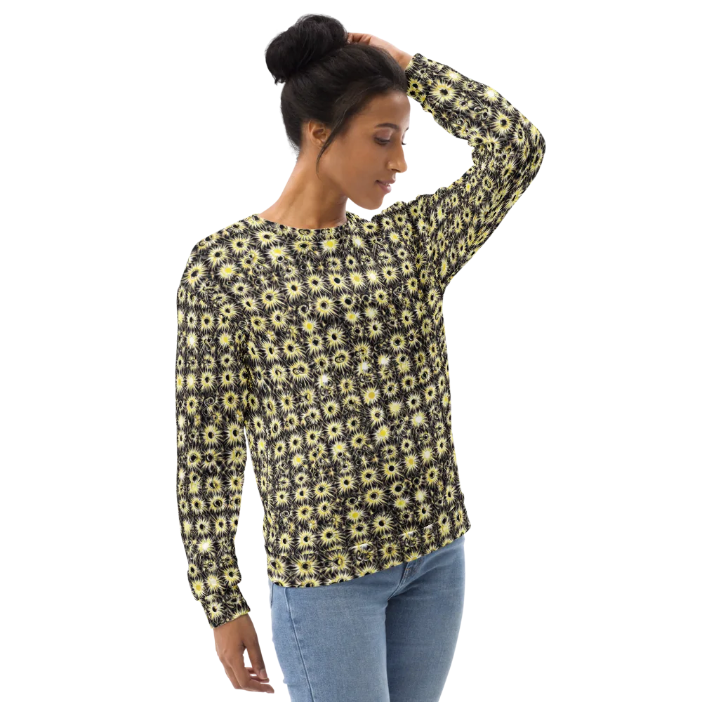 Gilded Sunburst on Sweatshirt — Right Front