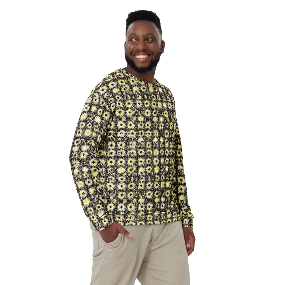 Gilded Sunburst on Sweatshirt — Front