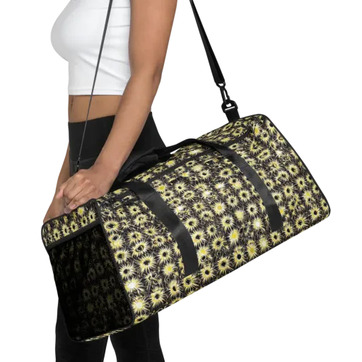 Gilded Sunburst on a Duffle Bag