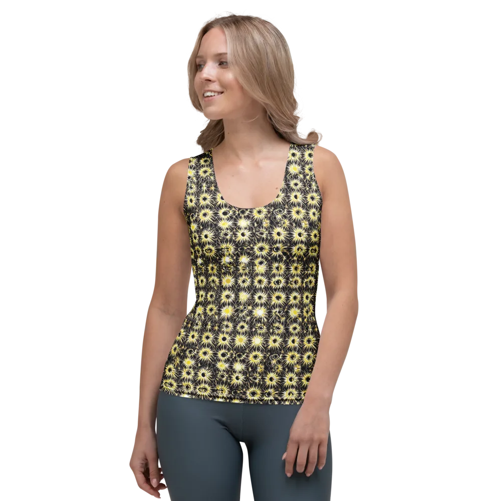 Gilded Sunburst on Women's Tank Top — Front