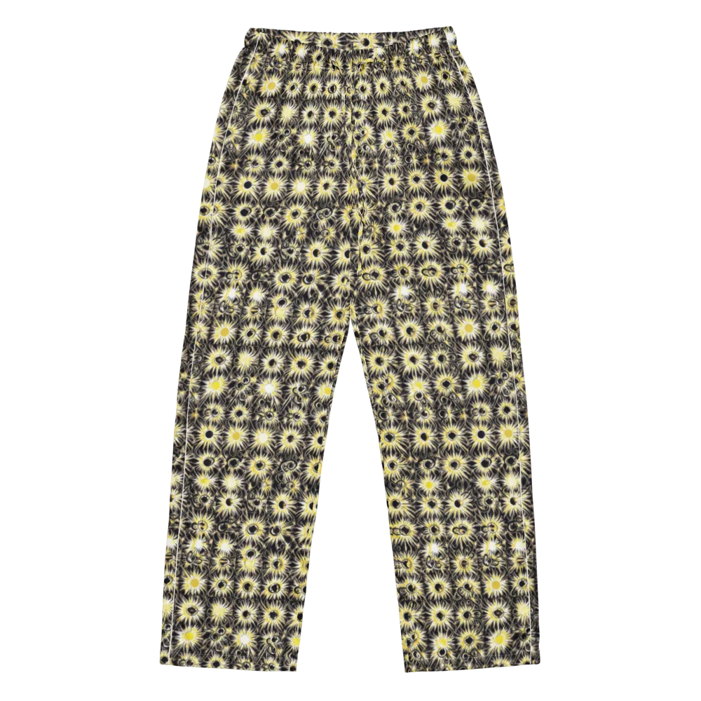 Gilded Sunburst on Women's Pajama Pants — Front