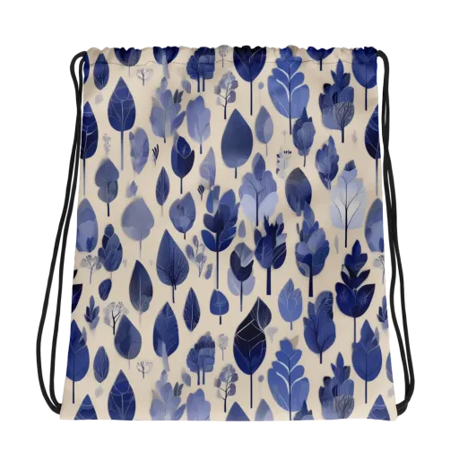 Moonlit Foliage on a Drawstring Bag