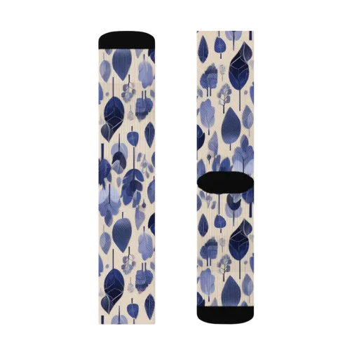 Moonlit Foliage on a Socks