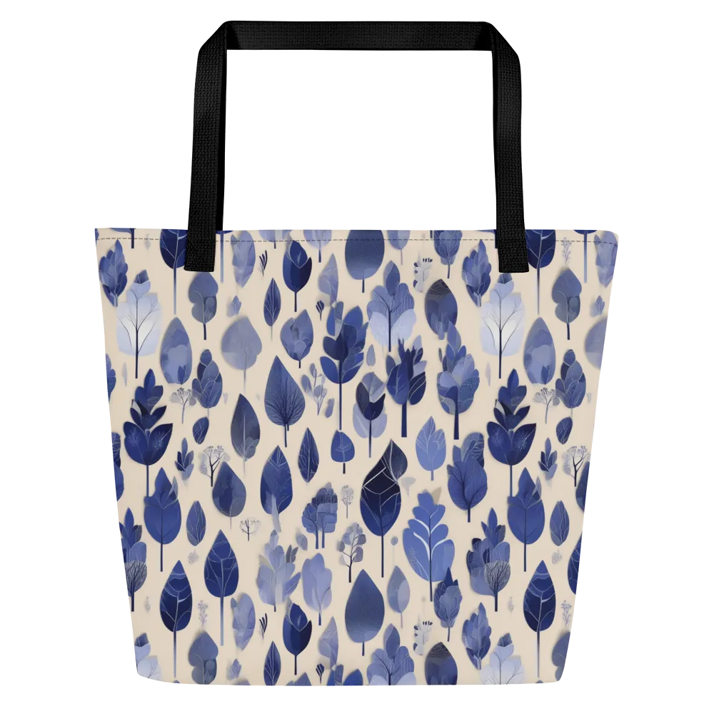 Moonlit Foliage on Large Tote Bag W/ Pocket — Front