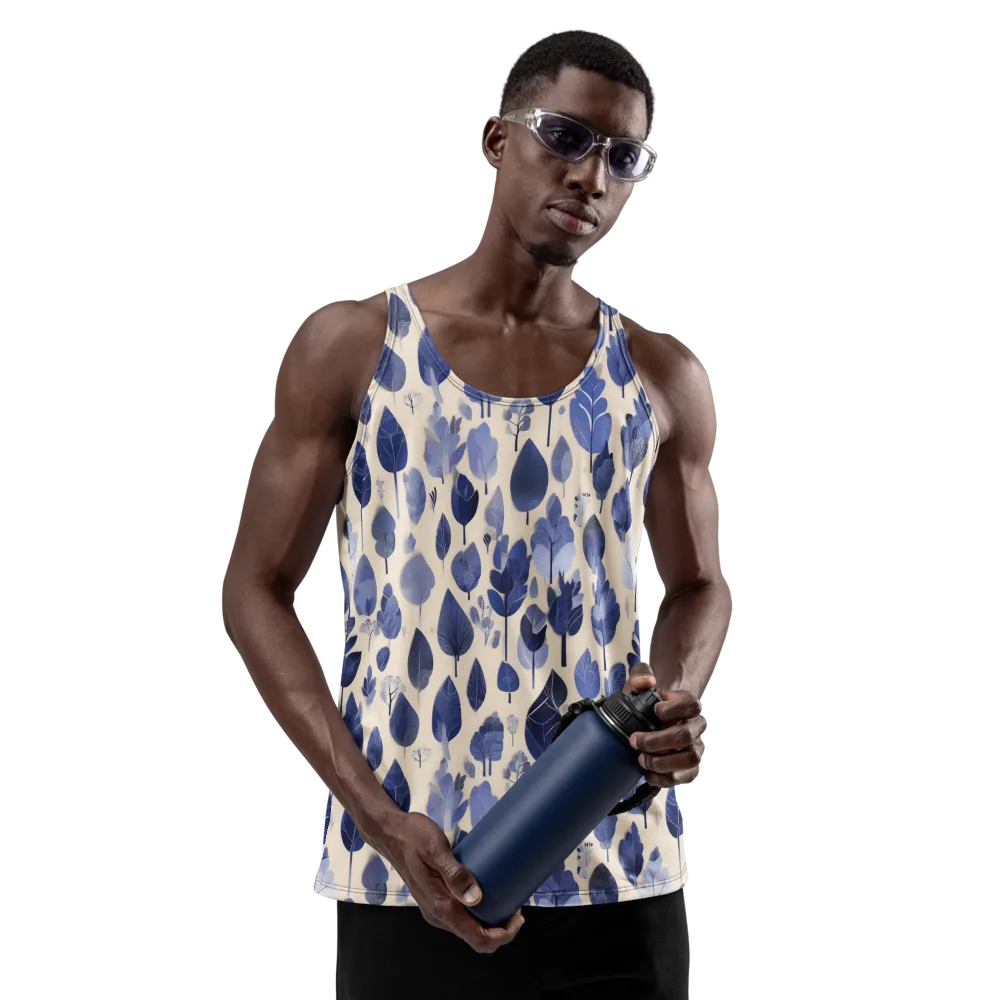 Moonlit Foliage on Men's Tank Top — Front