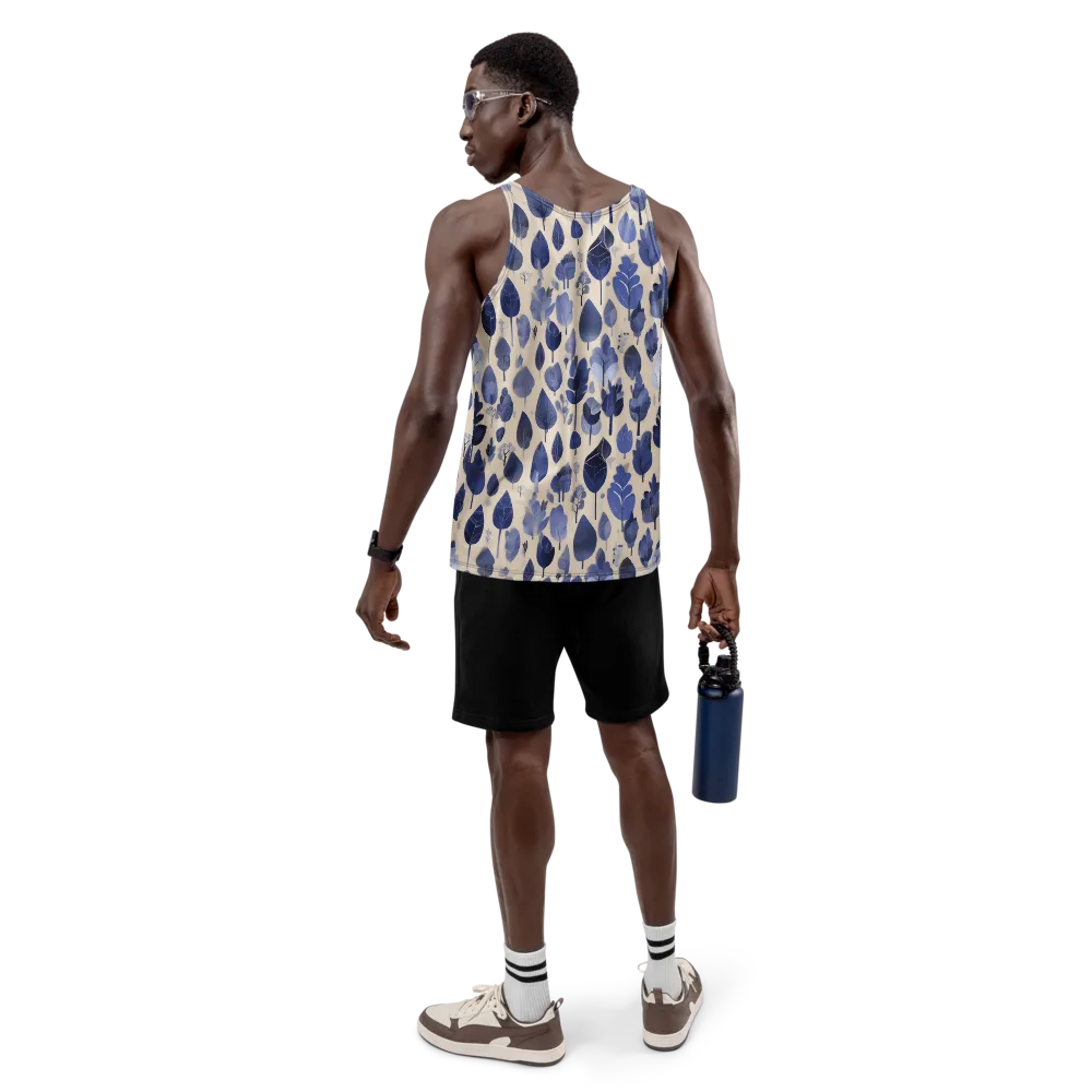 Moonlit Foliage on Men's Tank Top — Back