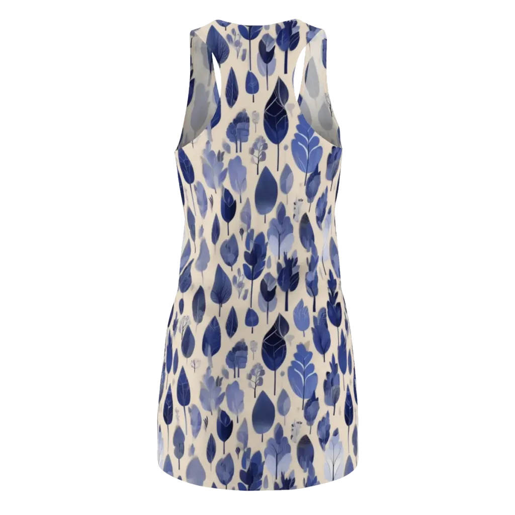 Moonlit Foliage on Racerback Dress — Back